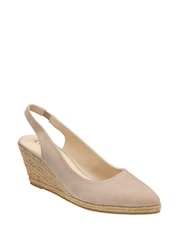Lotus Natural Sling Back Wedge Espadrille Shoes - Image 1 of 4