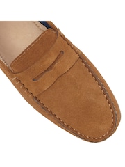 Lotus Brown Casual Slip-Ons Driving Shoes - Image 4 of 4