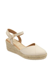 Lotus Natural Espadrille Wedge Shoes - Image 1 of 4