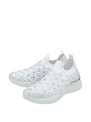 Lotus White Casual Knit Trainers - Image 2 of 4