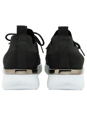 črna - Lotus Casual Knit Trainers - Slika 2 iz 4