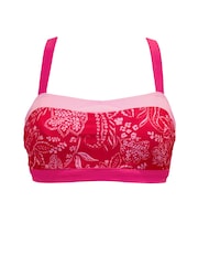 Pour Moi Red Non Padded Palm Springs Bikini Top - Image 4 of 4