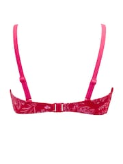 Pour Moi Red Padded Palm Springs Padded Underwired Convertible Top - Image 4 of 4