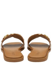 Lotus Brown Flat Slider Sandals - Image 3 of 4