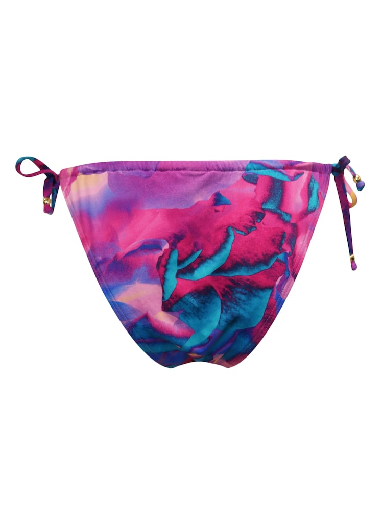 Pour Moi Purple Tie Side Cabana Adjustable Control Bikini Briefs - Image 4 of 4