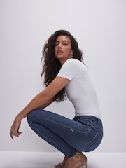 Good American Blue Good Legs Skinny Jeans - Image 3 of 6