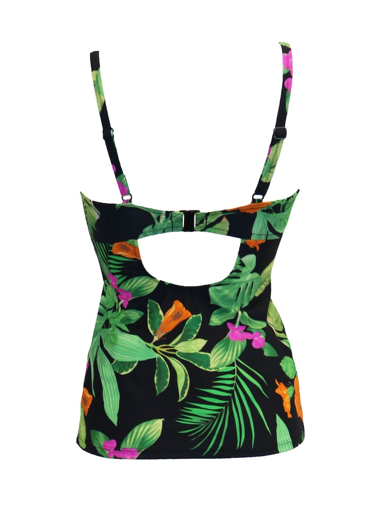 Pour Moi Black Palermo Underwired Padded Tankini - Image 4 of 4