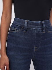 Good American Dark Blue Power Stretch Pull On Skinny Jeans - Image 6 of 7