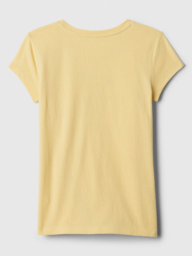 Gap Yellow Bee Graphic Short Sleeve Crew Neck T-Shirt (4-13yrs) - Image 2 of 2
