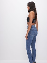 Good American Light Blue Power Stretch Pull On Skinny Jeans - Image 2 of 6