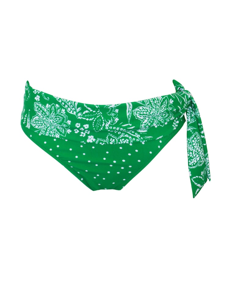 Groen met bladprint - Pour Moi Getaway slip - Image 3 of 4