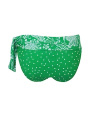 Pour Moi Green Leaf Roll Top Getaway Briefs - Image 4 of 4