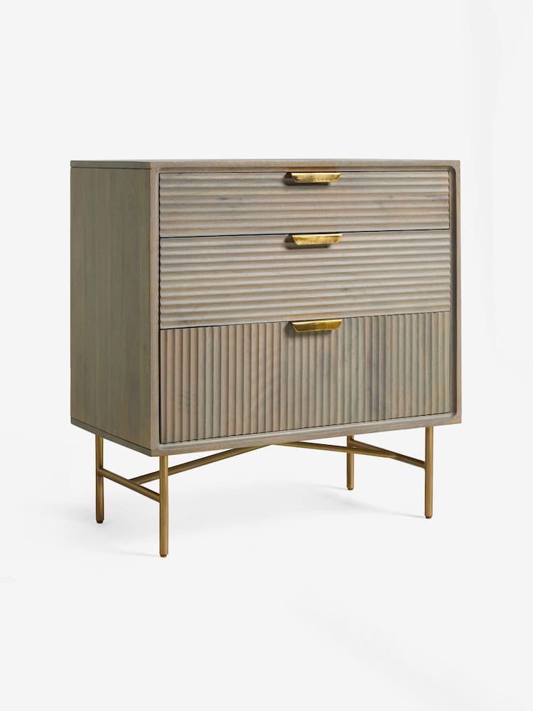 MADE.COM Grey Haines Mango Wood Chest of Drawers - Image 5 of 5