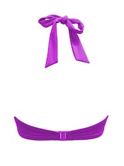 Pour Moi Purple Ocean Breeze Underwired Padded Bikini Top - Image 4 of 4