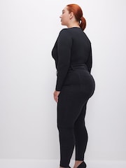 Good American Black Power Stretch Pull On Skinny Jeans - Image 5 of 7