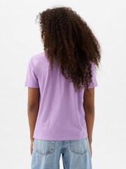 Gap Purple Star Graphic Short Sleeve Crew Neck T-Shirt (4-13yrs) - Image 2 of 3