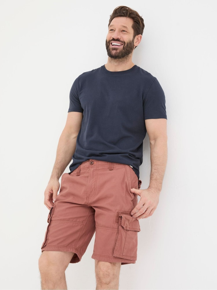 FatFace Breakyard Red Cargo Shorts - Image 1 of 4 FatFace Breakyard Red Cargo Shorts - Image 1 of 4