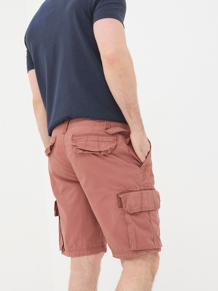 FatFace Breakyard Red Cargo Shorts - Image 2 of 4 FatFace Breakyard Red Cargo Shorts - Image 2 of 4