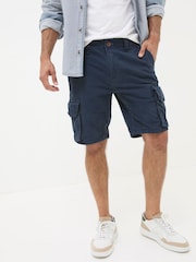 FatFace Breakyard Navy Blue Cargo Shorts - Image 3 of 4