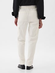 Gap White Twill Cargo Trousers - Image 2 of 5