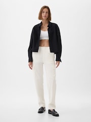 Gap White Twill Cargo Trousers - Image 4 of 5