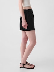 Gap Black Crinkle Cotton Pull On Short - Image 3 of 5