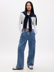 Gap Cargo-Jeans mit hoher Taille zum Anziehen - Bild 3 von 5