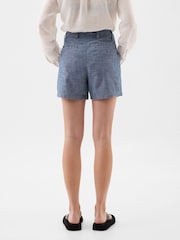 Gap Blue 4" Chino Shorts - Image 2 of 4