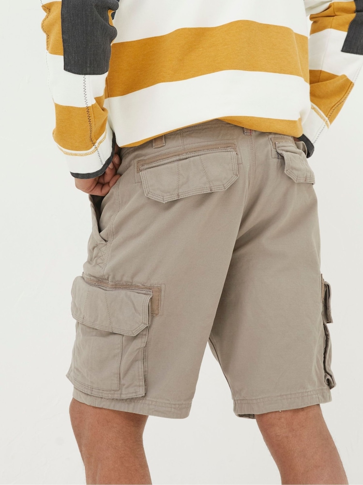FatFace Breakyard Grey Cargo Shorts - Image 2 of 4