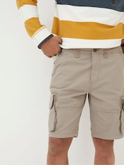 FatFace Breakyard Grey Cargo Shorts - Image 3 of 4