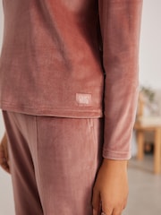 Bath & Body Works Rust Brown Fleece Top - Image 6 of 8