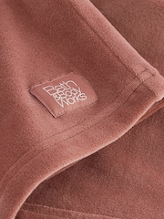 Bath & Body Works Rust Brown Fleece Top - Image 8 of 8