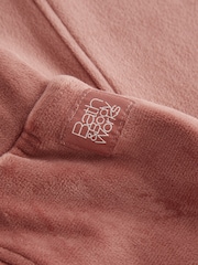 Bath & Body Works Rust Brown Fleece Wide Leg Trousers - Image 8 of 8