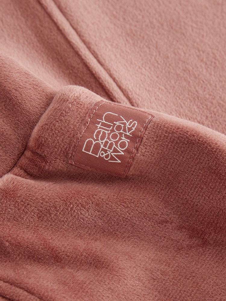 Bath & Body Works Rust Brown Fleece Wide Leg Trousers - Image 8 of 8
