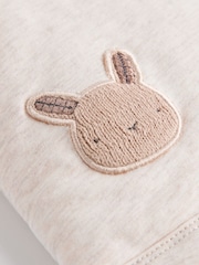 Cream Wrap Baby Hooded Jersey Jacket - Image 5 of 7