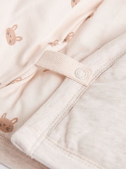 Cream Wrap Baby Hooded Jersey Jacket - Image 7 of 7