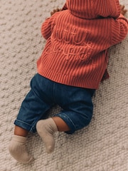 Orange Baby 'Little Pumpkin' Knitted Cardigan - Image 5 of 11