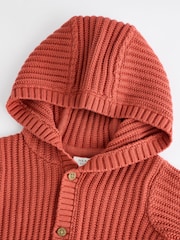 Orange Baby 'Little Pumpkin' Knitted Cardigan - Image 7 of 11