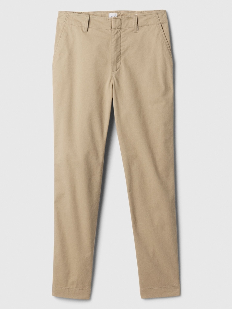 Beige - Gap – Downtown – knöchellange Chinos mit mittelhohem Bund - Bild 4 von 4 Beige - Gap – Downtown – knöchellange Chinos mit mittelhohem Bund - Bild 4 von 4