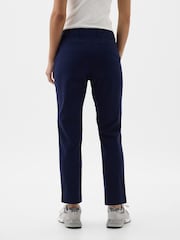 Gap Navy Blue Mid Rise Ankle Length Downtown Chinos - Image 3 of 7