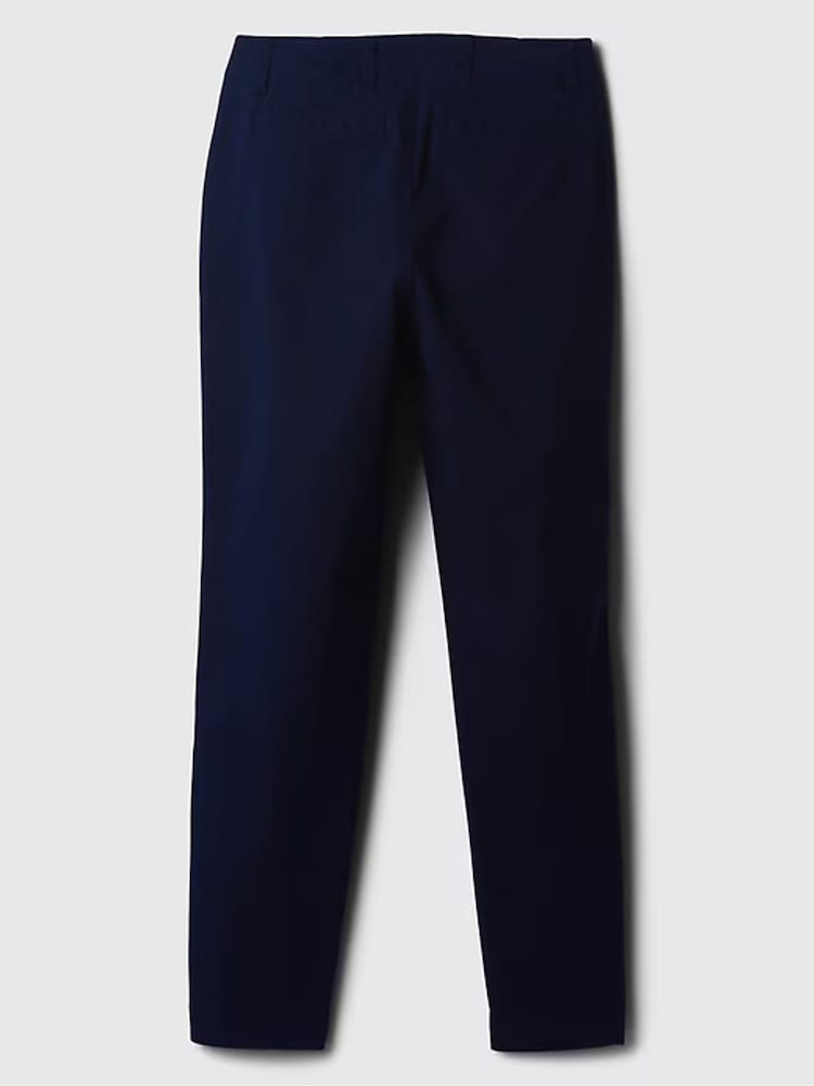 Gap Navy Blue Mid Rise Ankle Length Downtown Chinos - Image 7 of 7