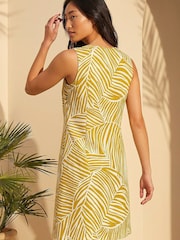 Жовтий - Roman Petite Buttoned Shift Dress - Image 3 of 4