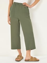 Roman Green Petite Stretch Crop Trousers - Image 1 of 5