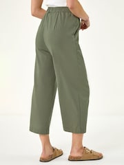 Roman Green Petite Stretch Crop Trousers - Image 2 of 5