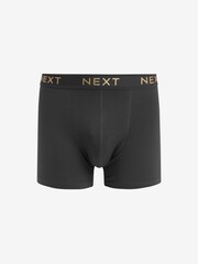 Blue/Grey Cotton Rich Boxers  4 Pack - Image 3 of 7