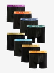 Noir White Or Waistband - Caleçon A-Front 8 Pack - Image 1 de 1