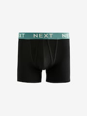 Black White Gold Waistband A-Front Boxers 8 Pack - Image 5 of 11