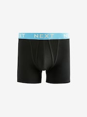 Black White Gold Waistband A-Front Boxers 8 Pack - Image 8 of 11