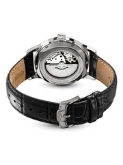 Rotary Black 1895 Automatic Stainless Steel Black Dial Black Leather Strap Watch - Image 3 of 5