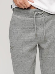 Superdry Grey Essential Logo 100% Cotton Joggers - Image 4 of 6